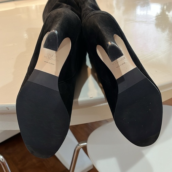 Stuart Weitzman Black Suede Boots - Picture 4 of 7